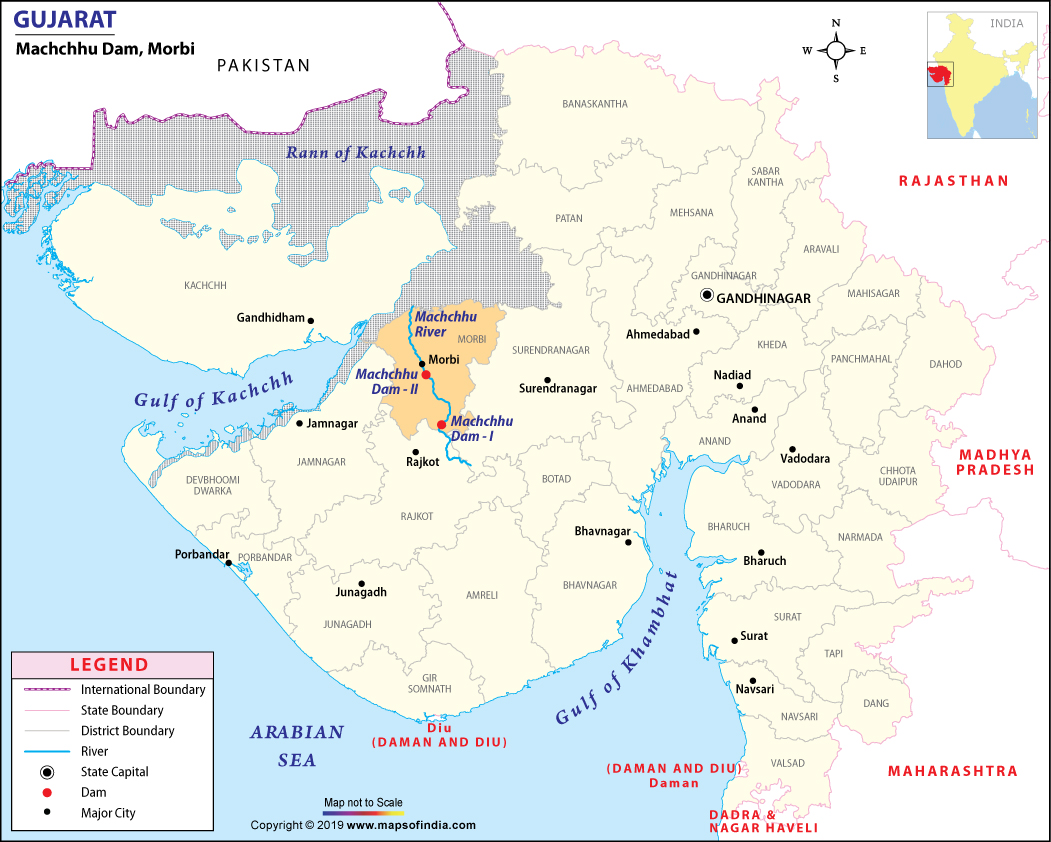 Machchhu Dam Failure or Morbi Disaster in Gujarat