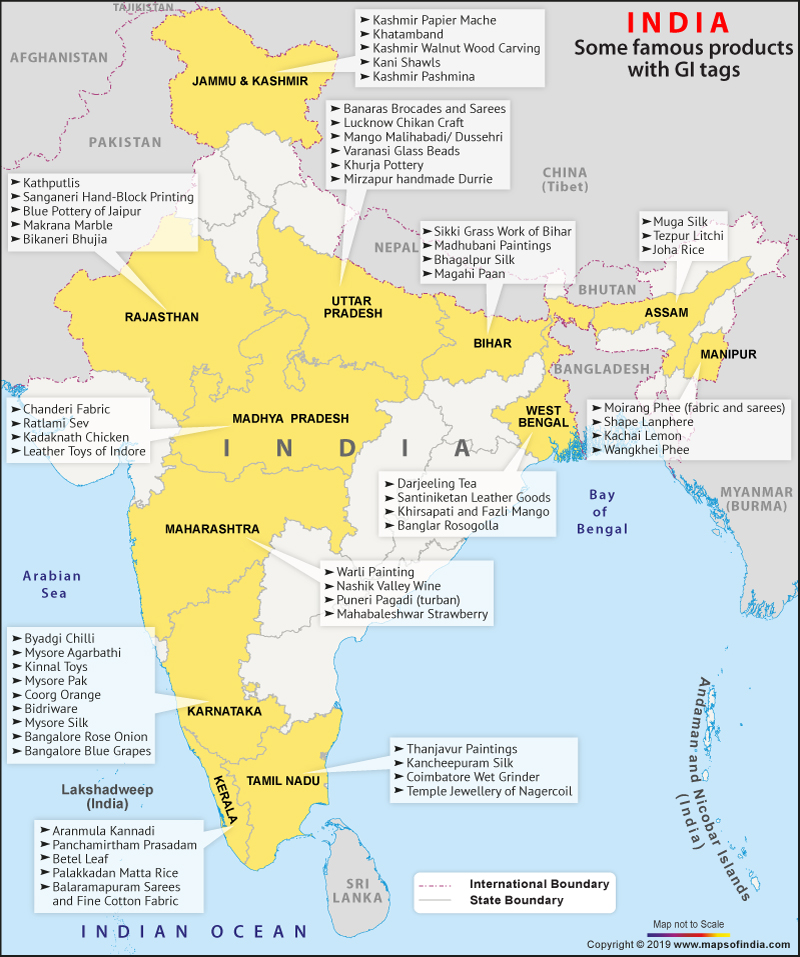 Look for GI Tags to Buy Unique Products from All Corners of India