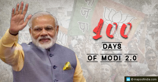 Prime Minister Narendra Modi Completes 100 Days of his Government 2.0