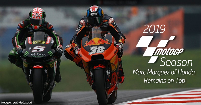 2019 MotoGP Season - Marc Marquez of Honda Remains on Top