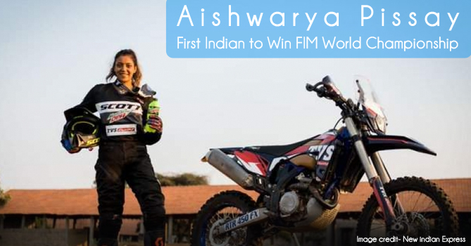 Aishwarya Pissay First Indian to Win FIM World Championship