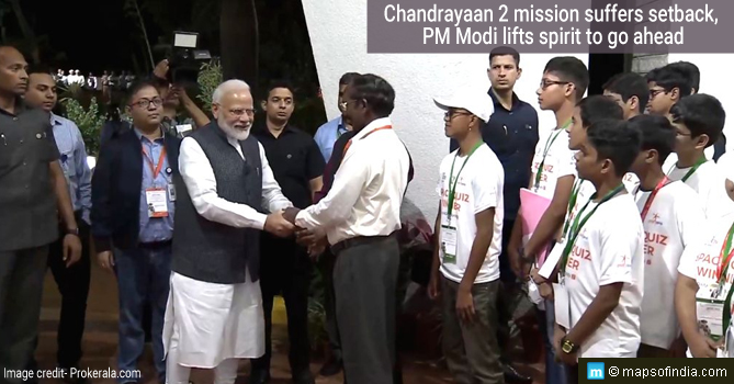 Chandrayaan 2 Mission Suffers Setback, PM Modi Lifts Spirit To Go Ahead
