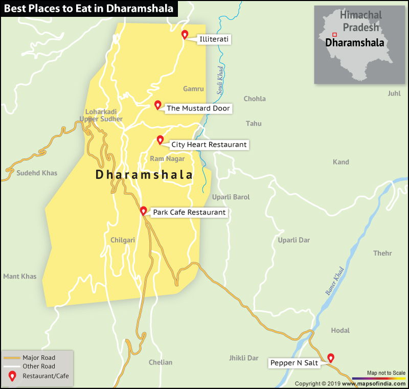 Top 5 Restaurents in Dharamshala