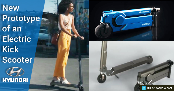 Hyundai’s New Prototype of an Electric Kick Scooter
