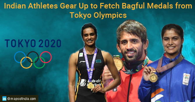 Indian Athletes Gear Up to Fetch Bagful Medals from Tokyo Olympics