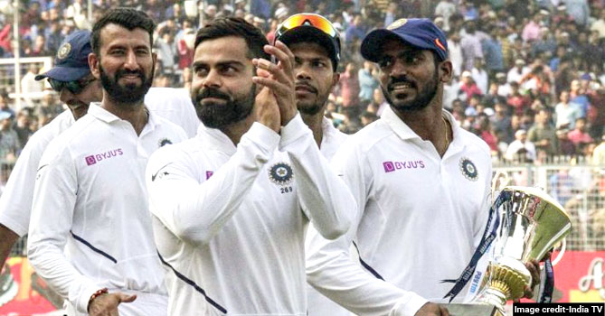 India Pips Bangladesh in Pink, Stands on Top in WTC Points Table