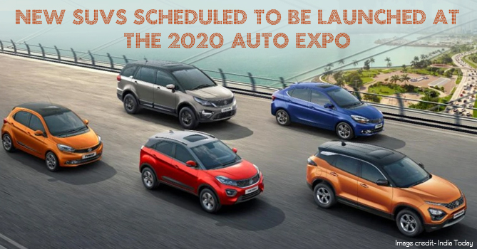 New SUVs Scheduled to be Launched at the 2020 Auto Expo