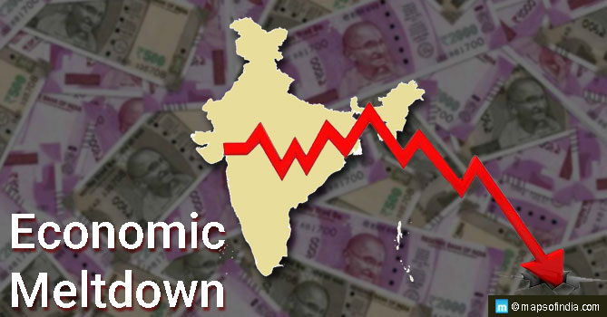 Where is The Economic Meltdown Visible in India?