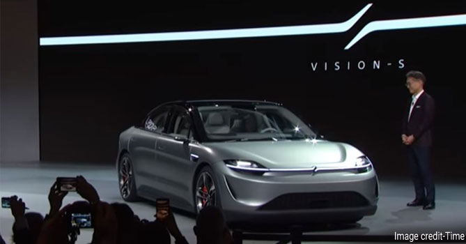 Sony Presents Their First Ever Prototype of An Electric Car - The Vision S