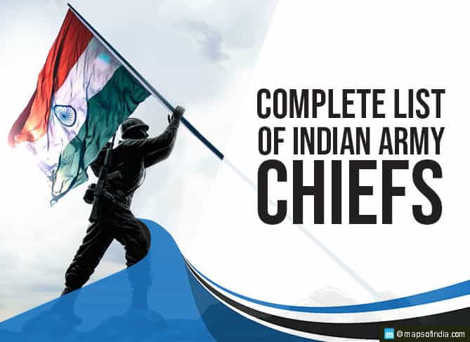 Complete List of Indian Army Chiefs