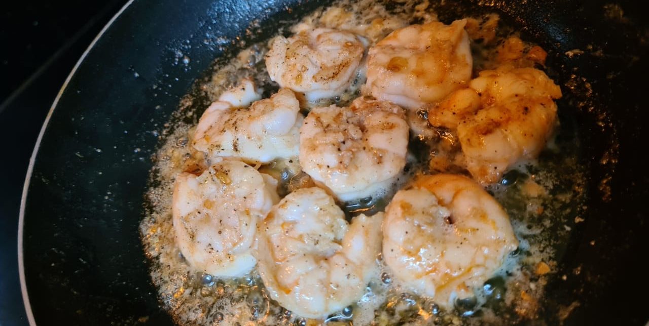 Butter Garlic Prawns
