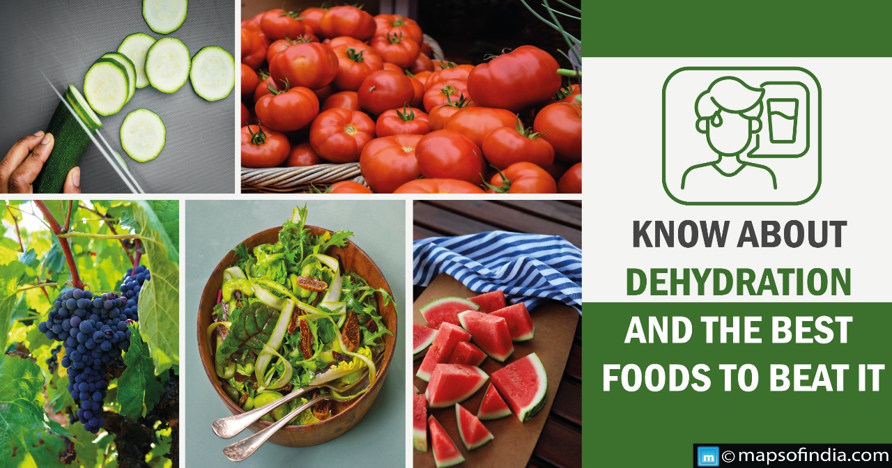 Know about Dehydration and the best foods to beat it