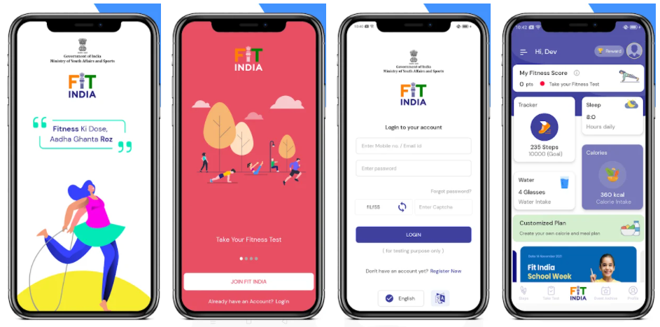 Fit India Mobile App