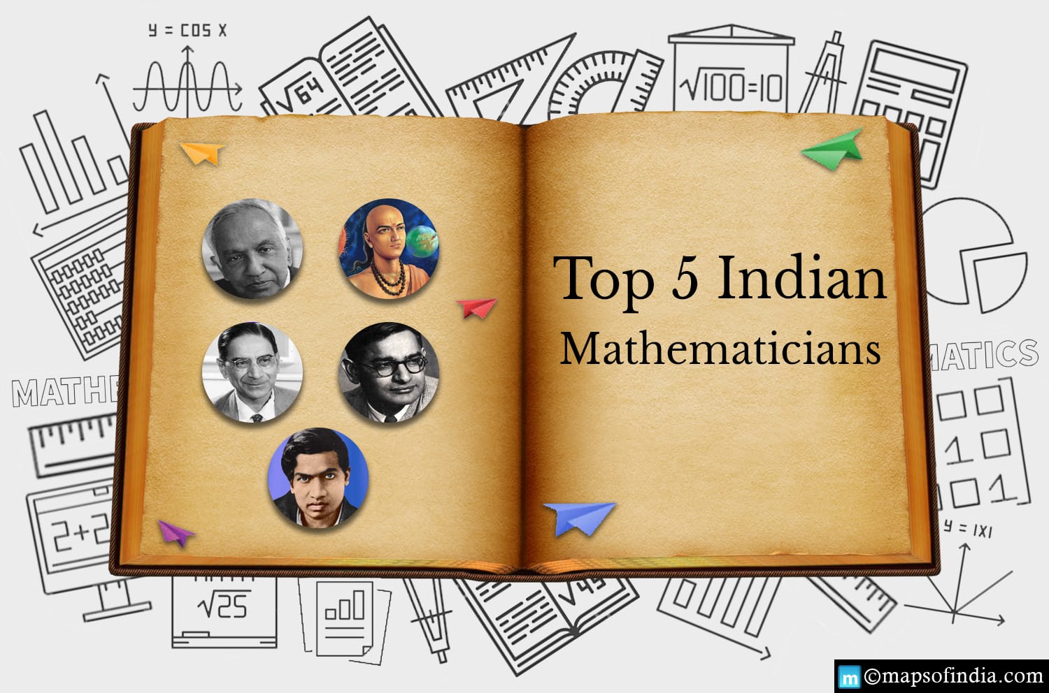 Top Five Indian Mathematicians