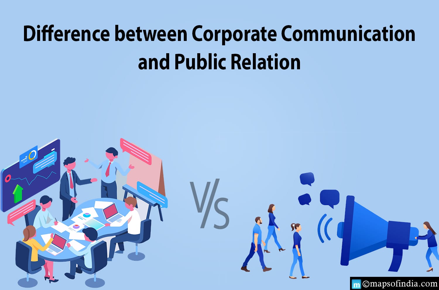 Know the difference between Corporate Communication and Public Relations