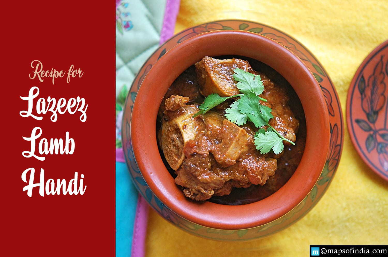 Recipe for Lazeez Lamb Handi