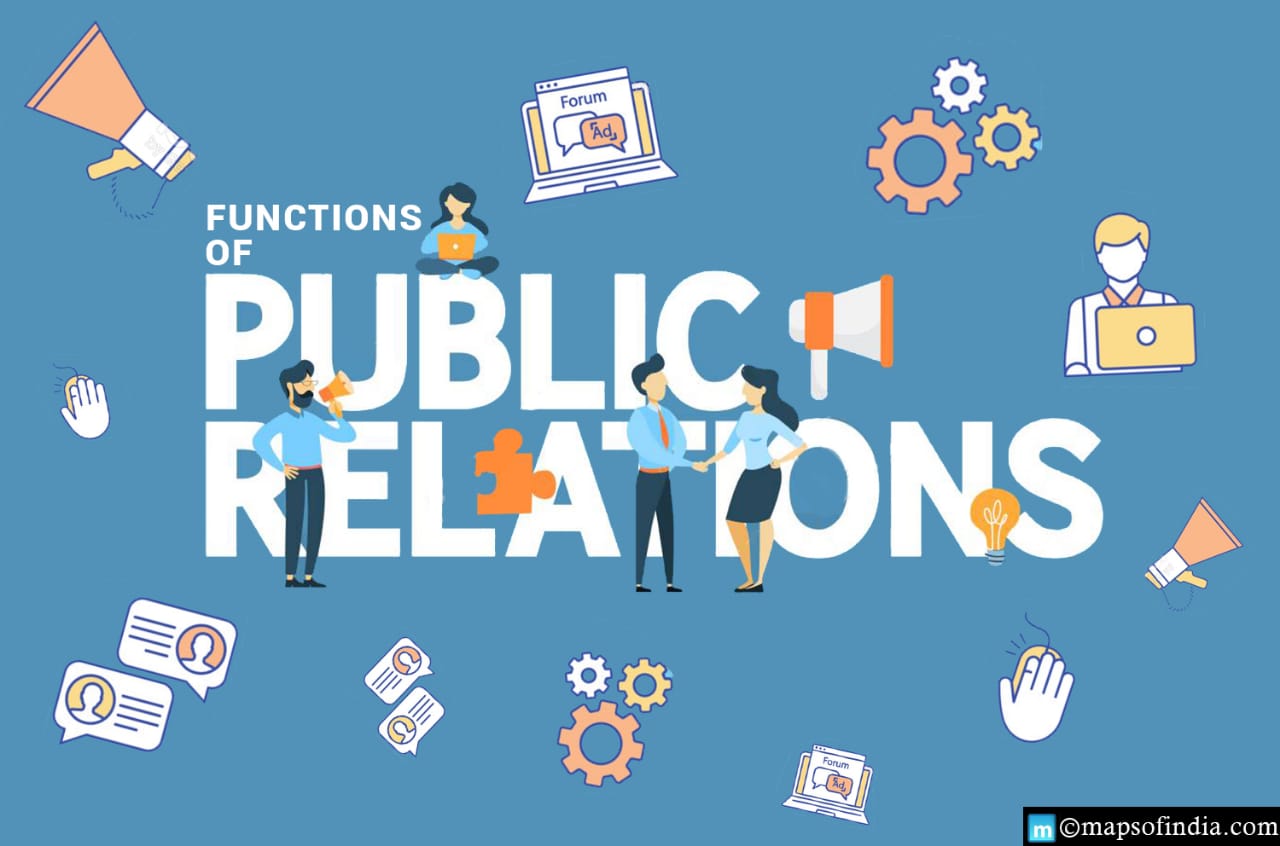 What are the functions of Public Relations?