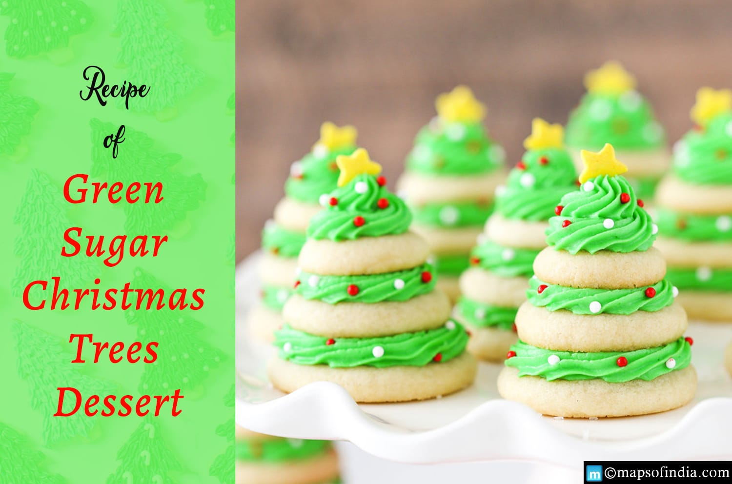 Recipe for Christmas Tree dessert