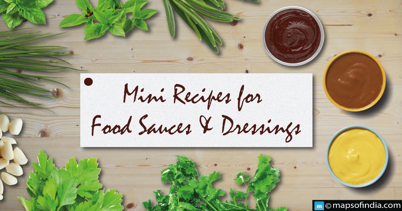 Mini Recipes for Food Sauces and Dressings