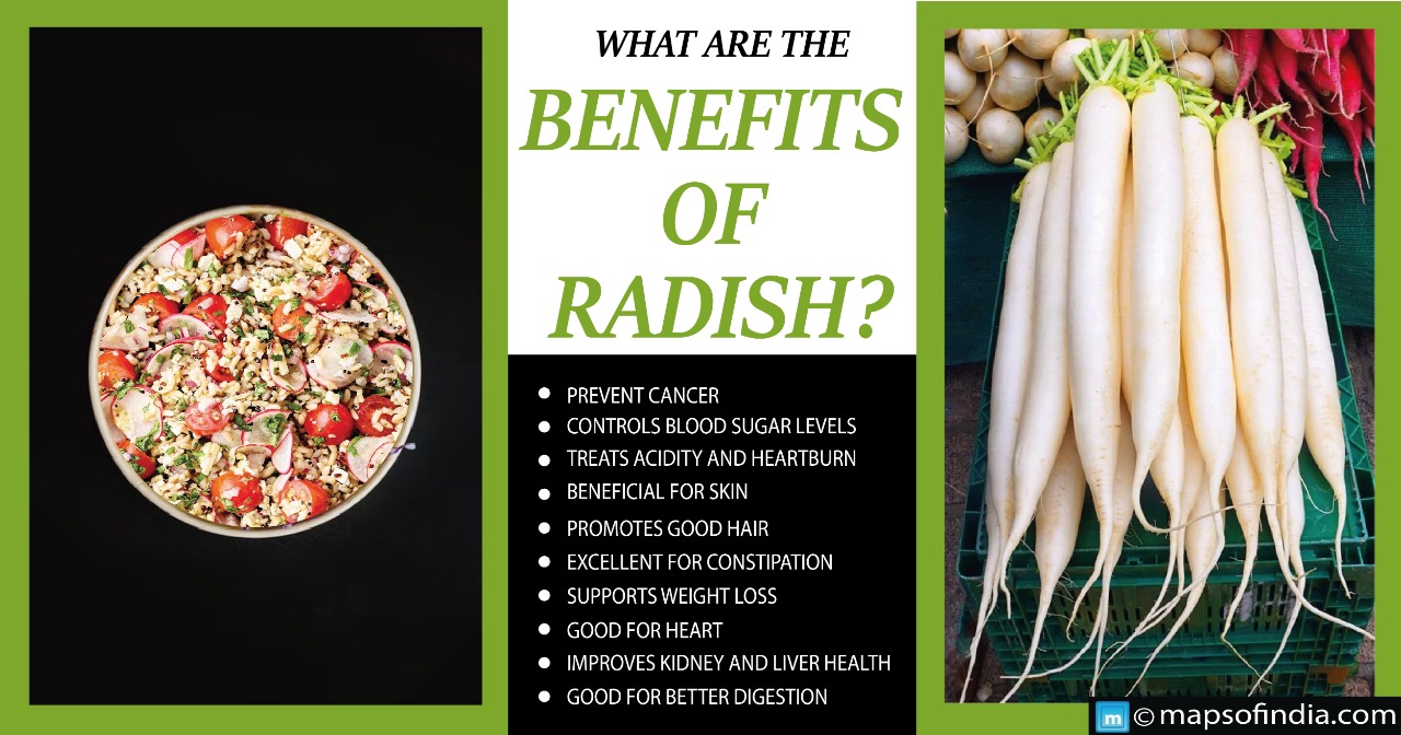 What are the benefits of Radish?