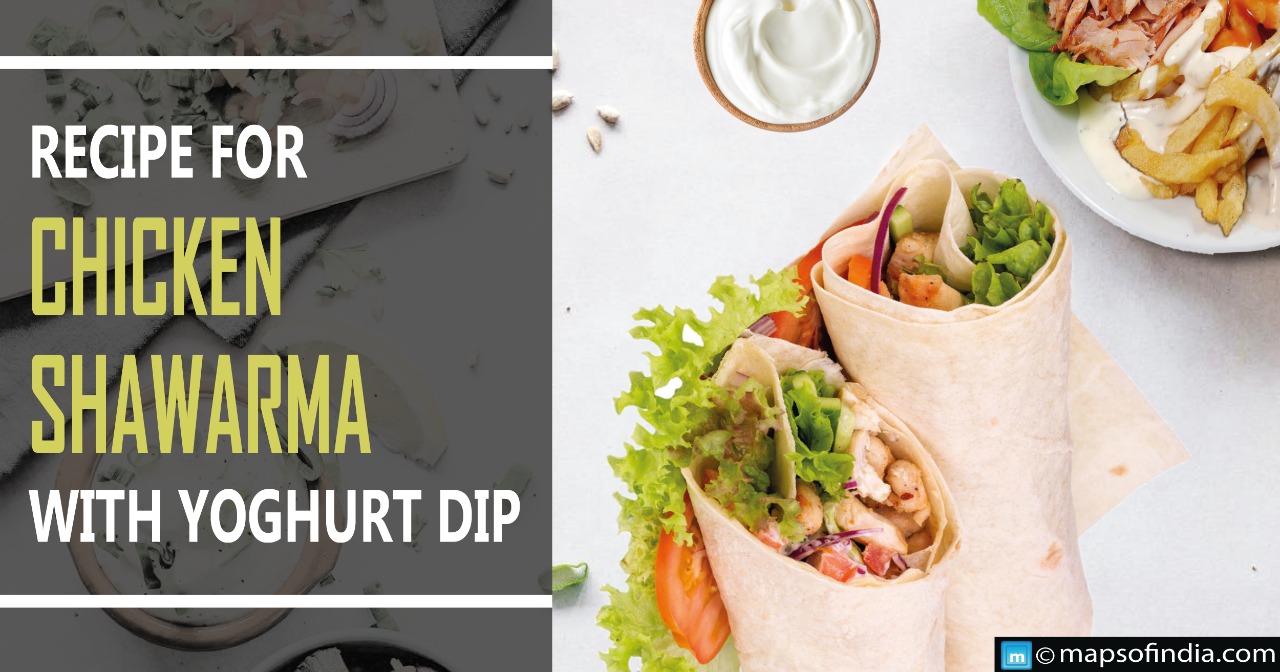 Recipe for Chicken Shawarma with Yoghurt Dip