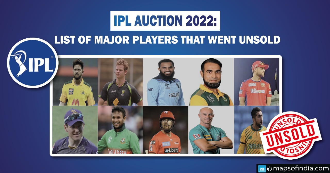 IPL Auction 2022: List of Major players that went unsold