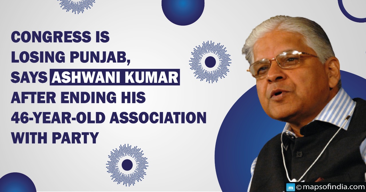 Congress is losing Punjab, says Ashwani Kumar after ending his 46-year-old association with party
