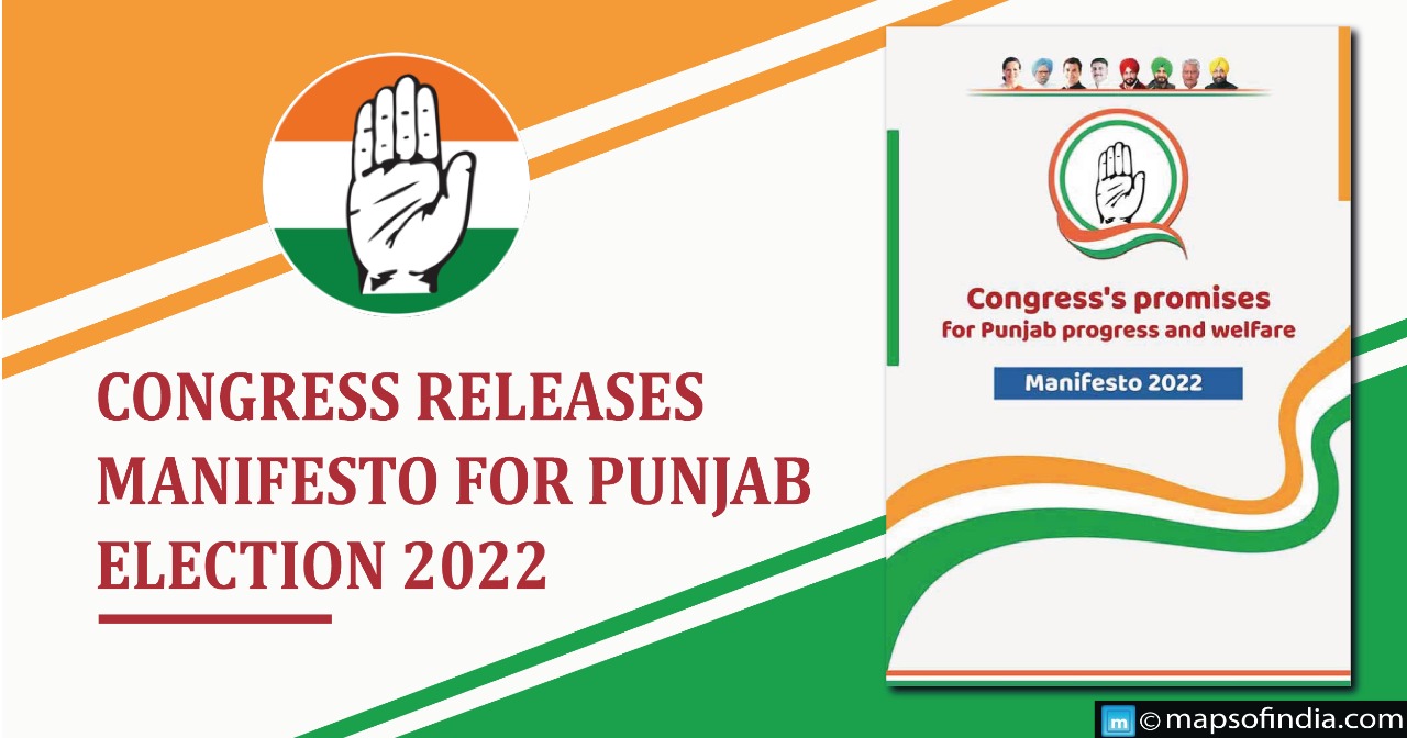 Congress releases Manifesto for Punjab Election 2022