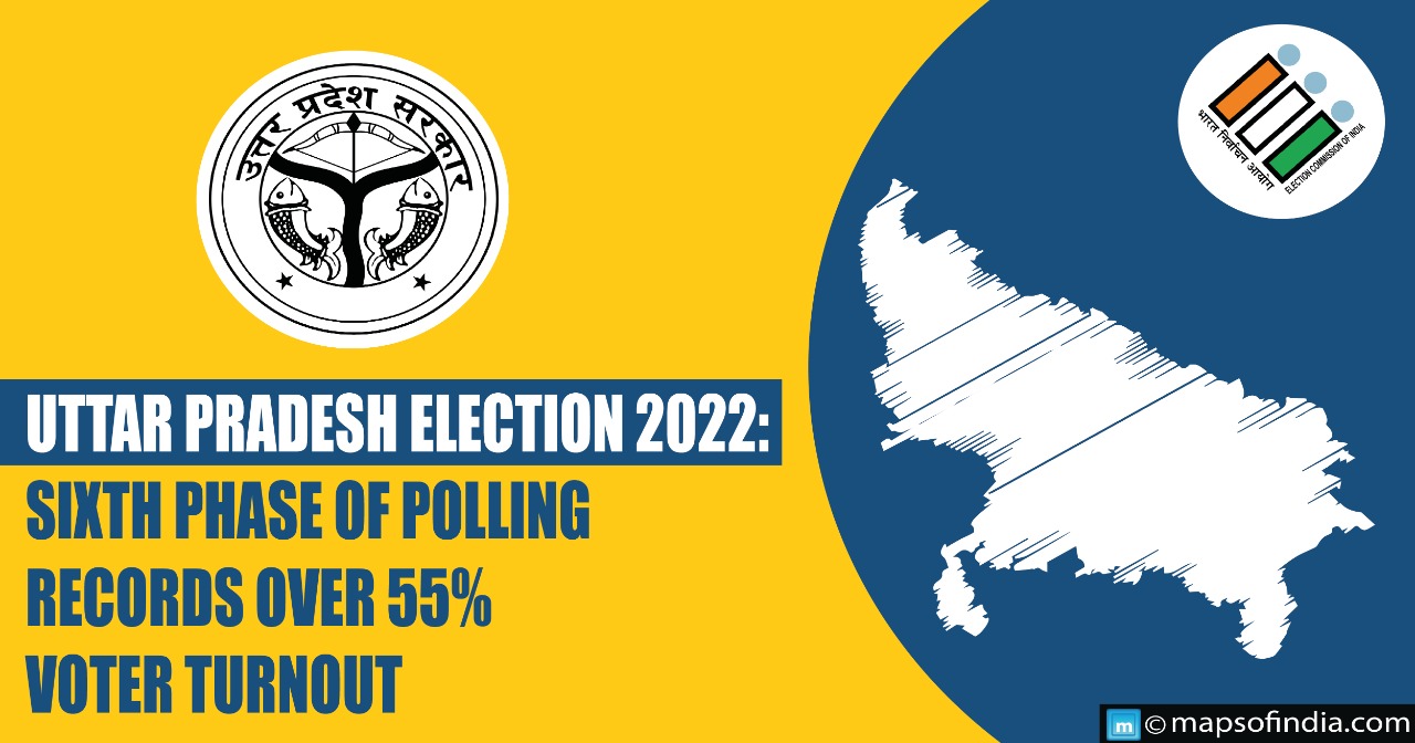 Uttar Pradesh Election 2022: Sixth phase of polling records over 55% voter turnout