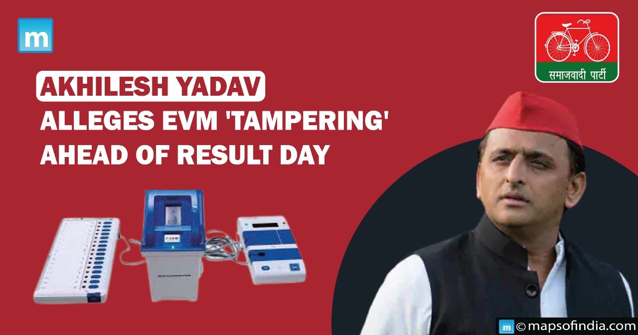 Akhilesh Yadav alleges EVM 'tampering' ahead of result day