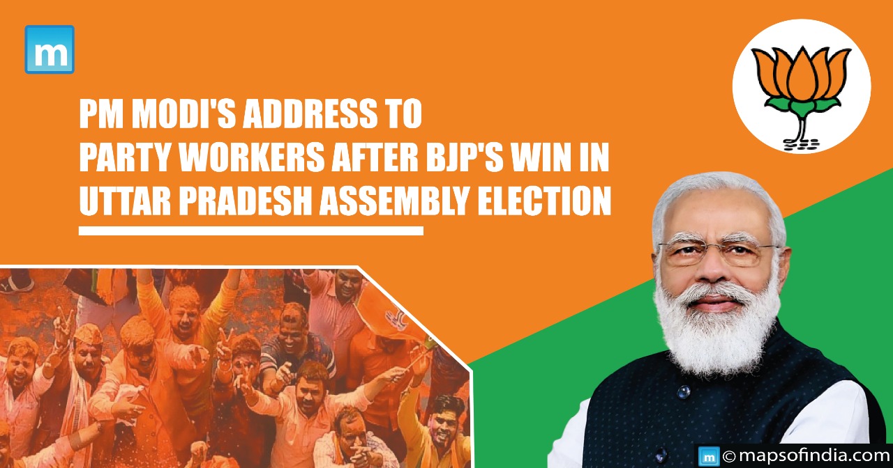 PM Narendra Modi's address to party workers after BJP's win in Uttar Pradesh assembly election