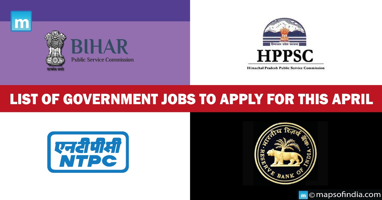 List of government jobs to apply for this April, 2022