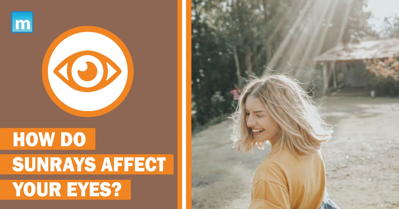 How do sunrays affect your eyes?