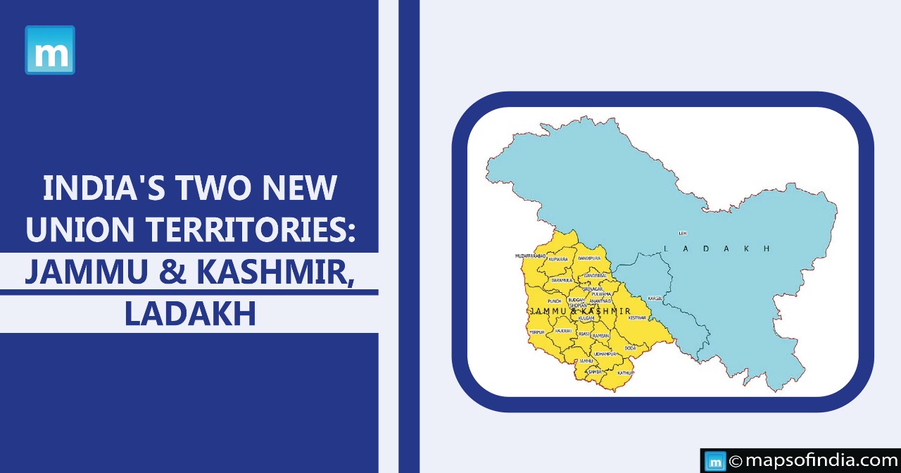 Maps of the Union Territories of Jammu and Kashmir, Ladakh
