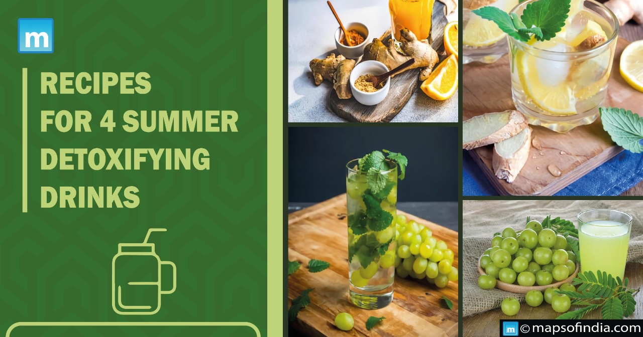 Recipes for 4 summer detoxifying drinks