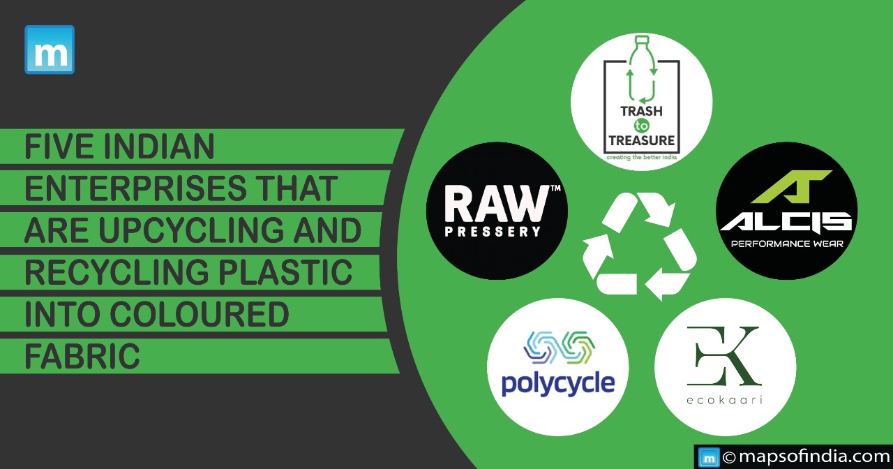 Five Indian enterprises that are upcycling and recycling plastic into colourful fabric