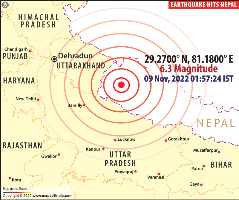 Earthquakes Hit Nepal, Tremors Felt Across Delhi And Neighbouring Areas