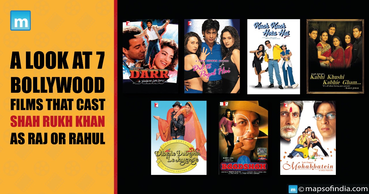 Shah Rukh Khan's 57th Birthday: A Look At 7 Bollywood Films That Cast King Khan As Raj Or Rahul