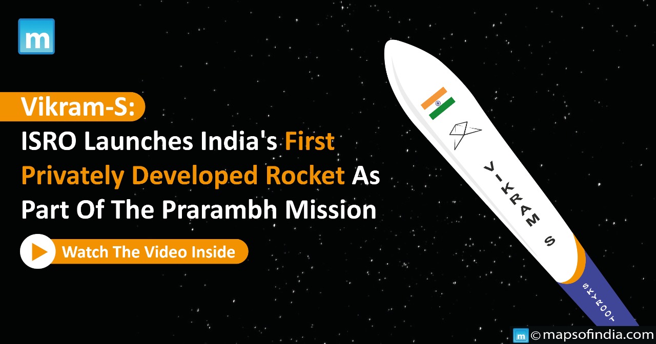 Vikram-S: ISRO Launches India's First Privately Developed Rocket As Part Of The Prarambh Mission. Watch The Video Inside!