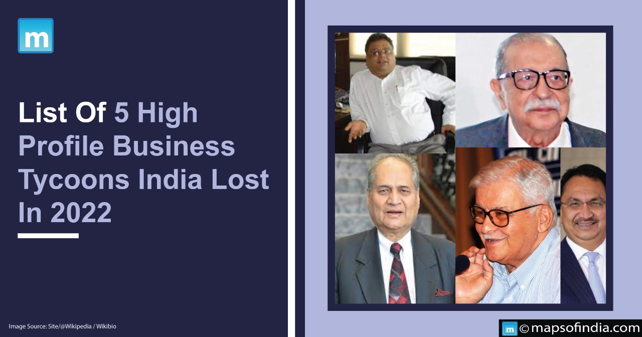 List Of 5 High Profile Business Tycoons Whom India Lost In 2022