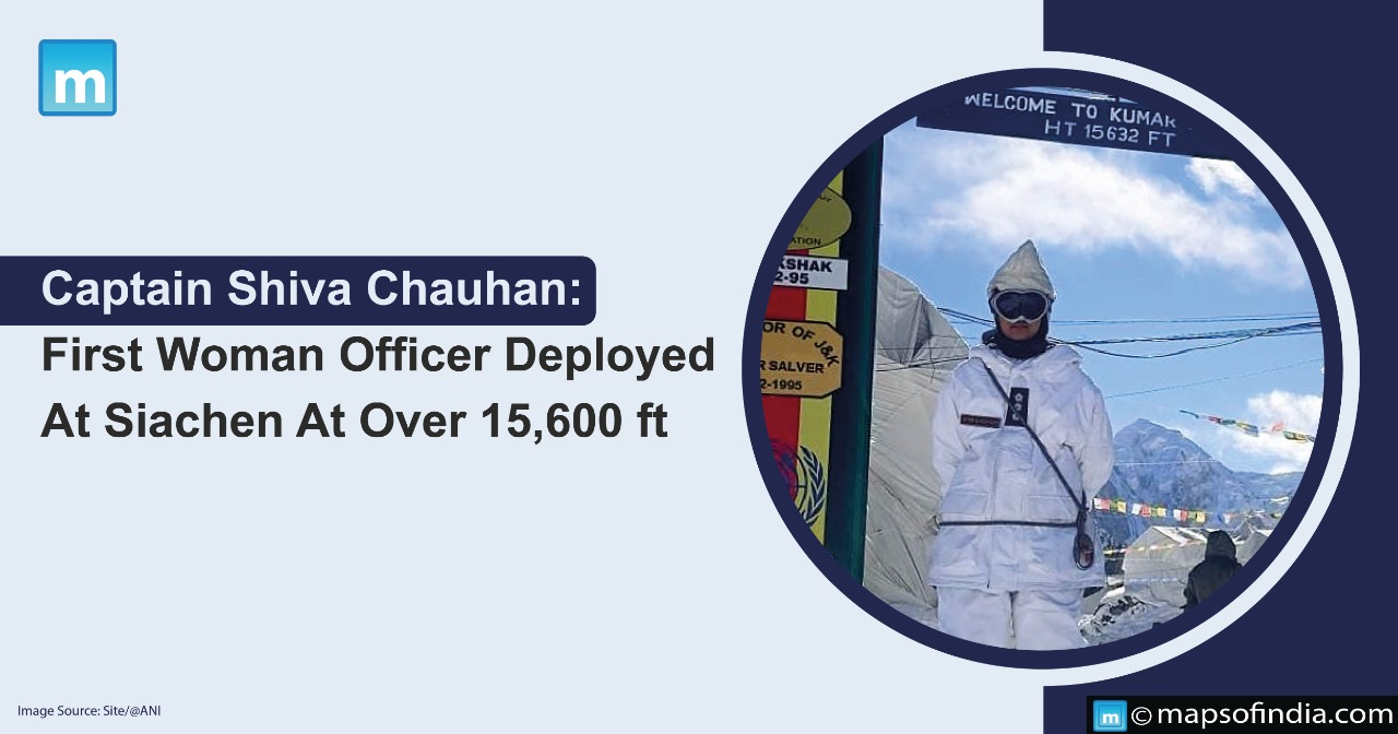 Captain Shiva Chauhan: First Woman Officer Deployed At Siachen Glacier At Over 15,600 Ft