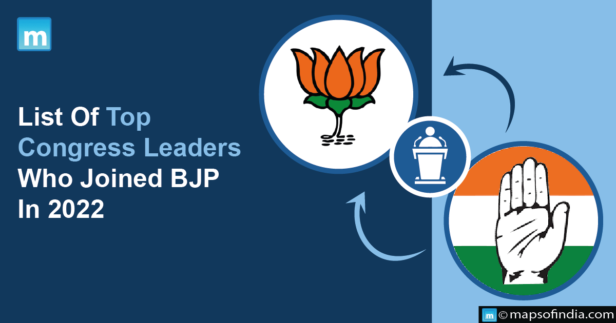 List Of Top Congress Leaders Who Joined BJP in 2022