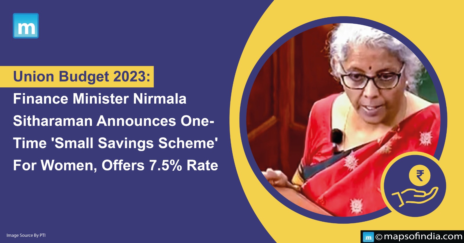 Union Budget 2023: Finance Minister Nirmala Sitharaman Announces One-Time 'Small Savings Scheme' For Women, Offers 7.5% Rate