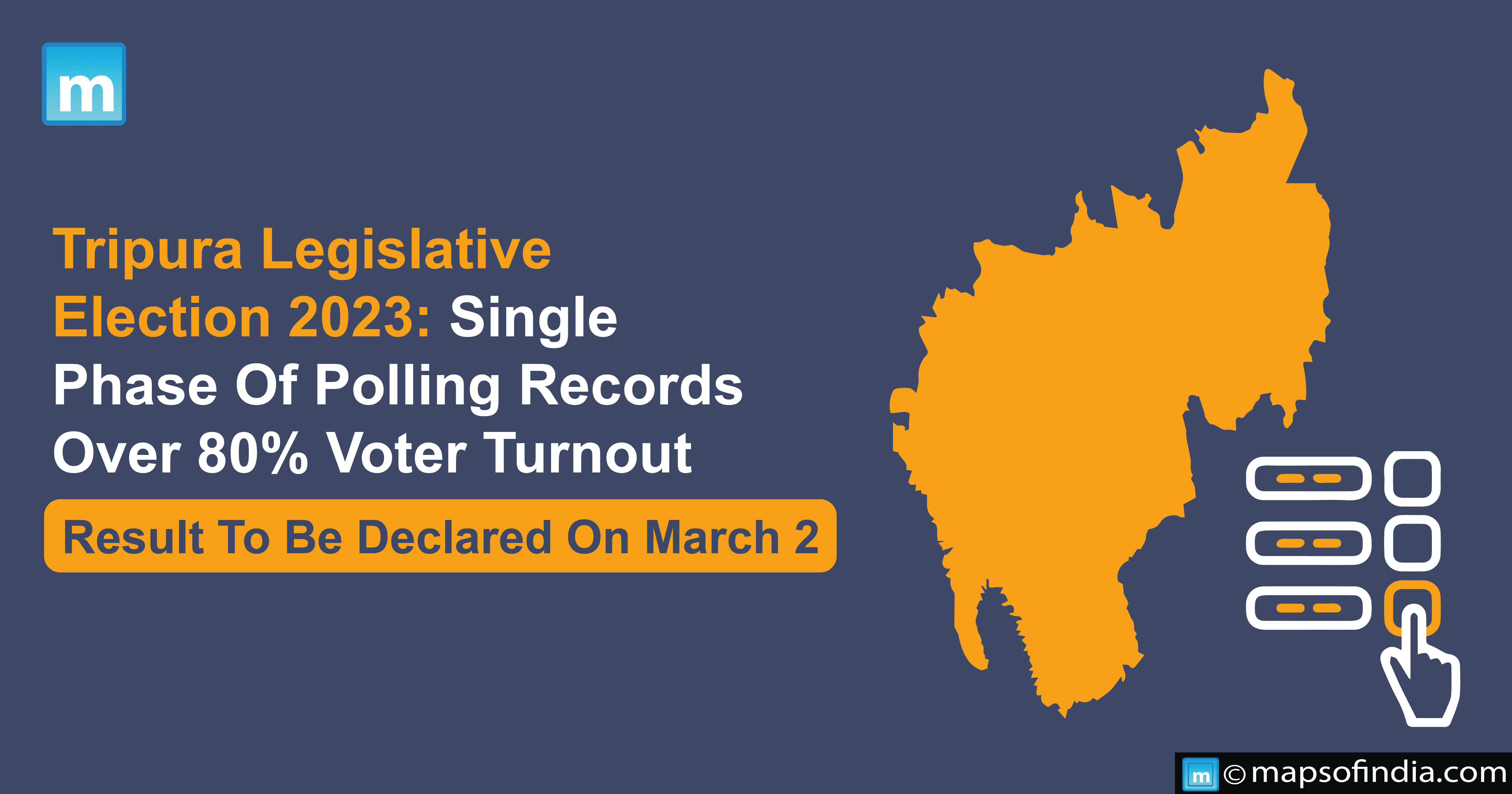 Tripura Legislative Election 2023: Single Phase Of Polling Records Over 80% Voter Turnout; Result To Be Declared On March 2
