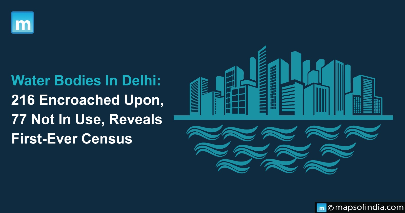 Water Bodies In Delhi: 216 Encroached Upon, 77 Not In Use, Reveals First-Ever Census