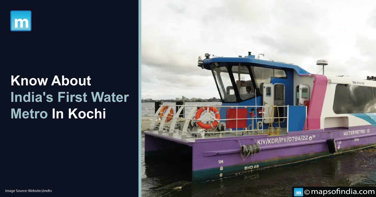 Know About India's First Water Metro In Kochi