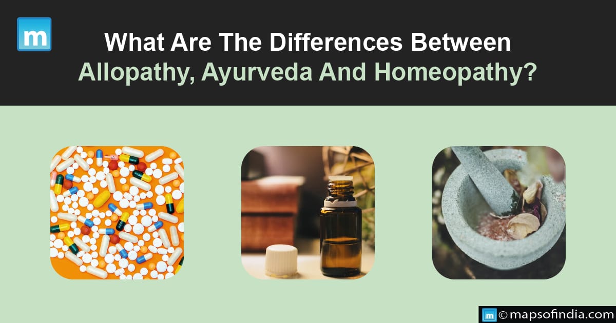 What Are The Differences Between Allopathy, Ayurveda And Homeopathy?