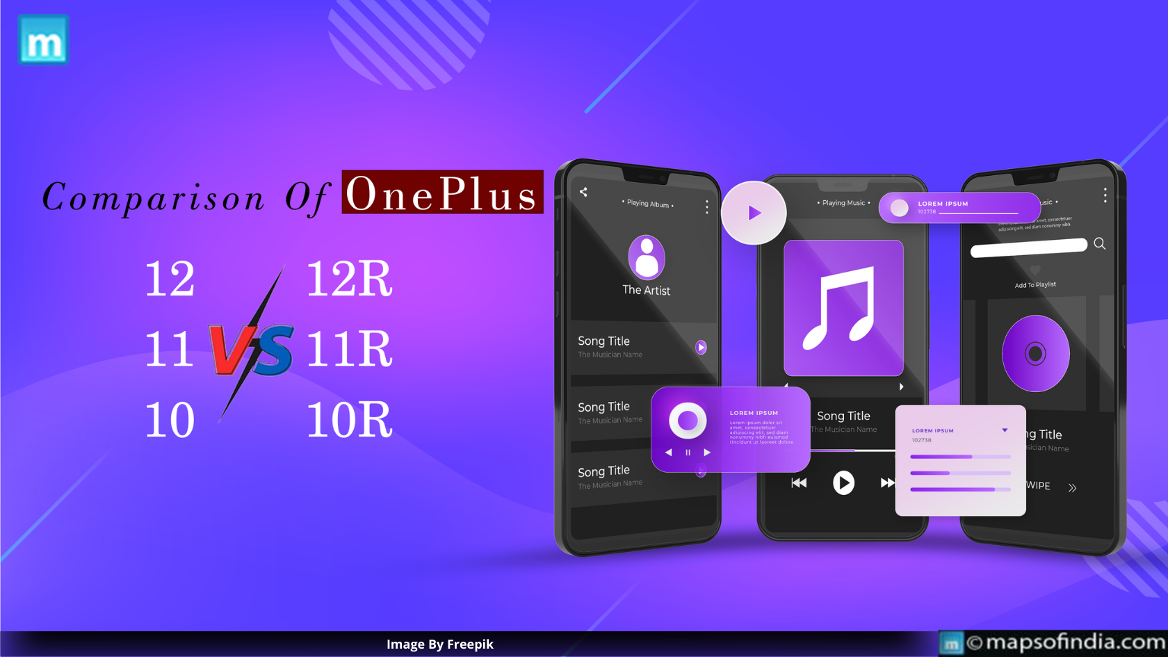 Comparison Of OnePlus 12 And 12R With 11 And 11R,10 And 10R