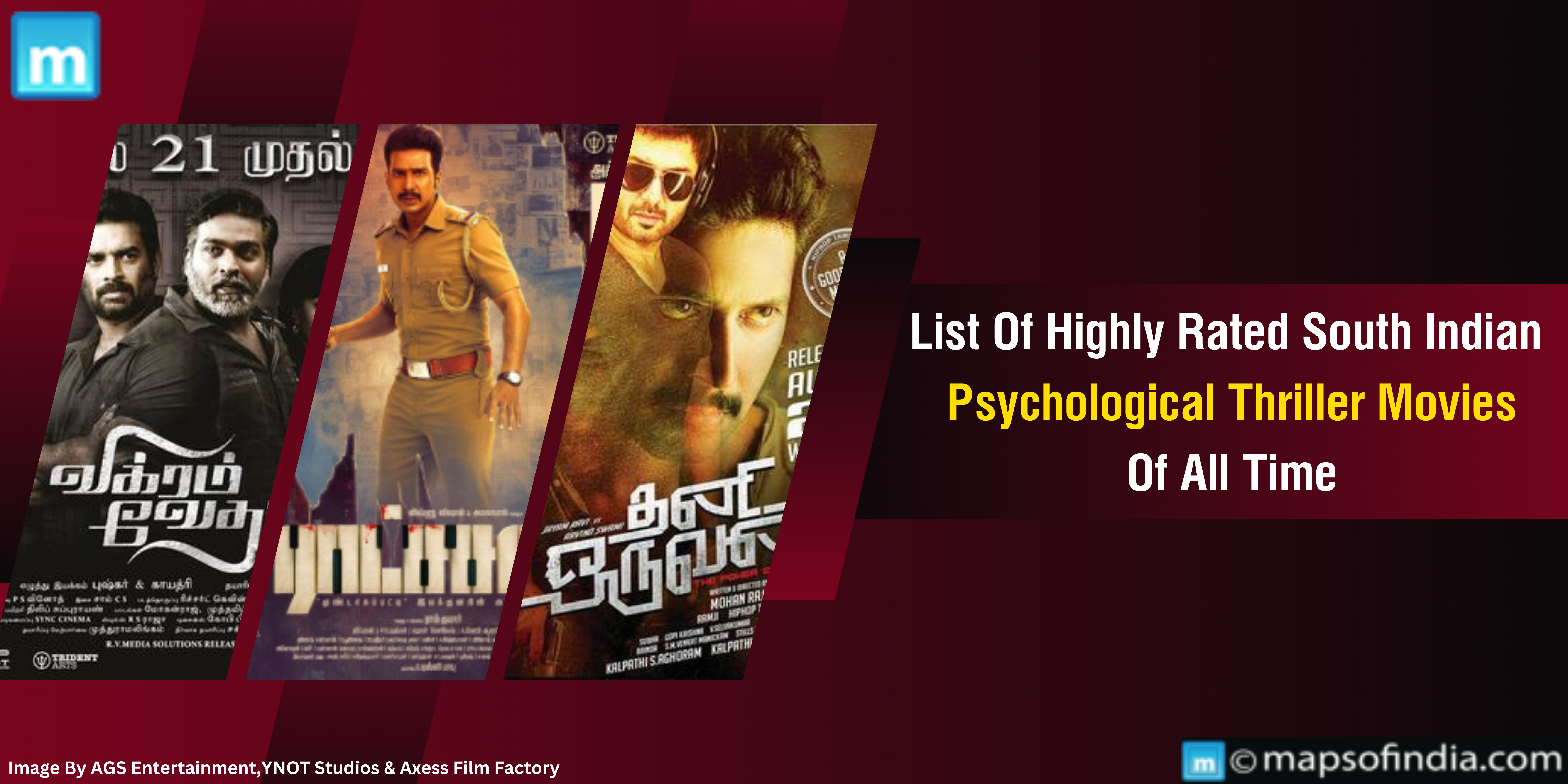 List Of Highly Rated South Indian Psychological Thriller Movies Of All Time