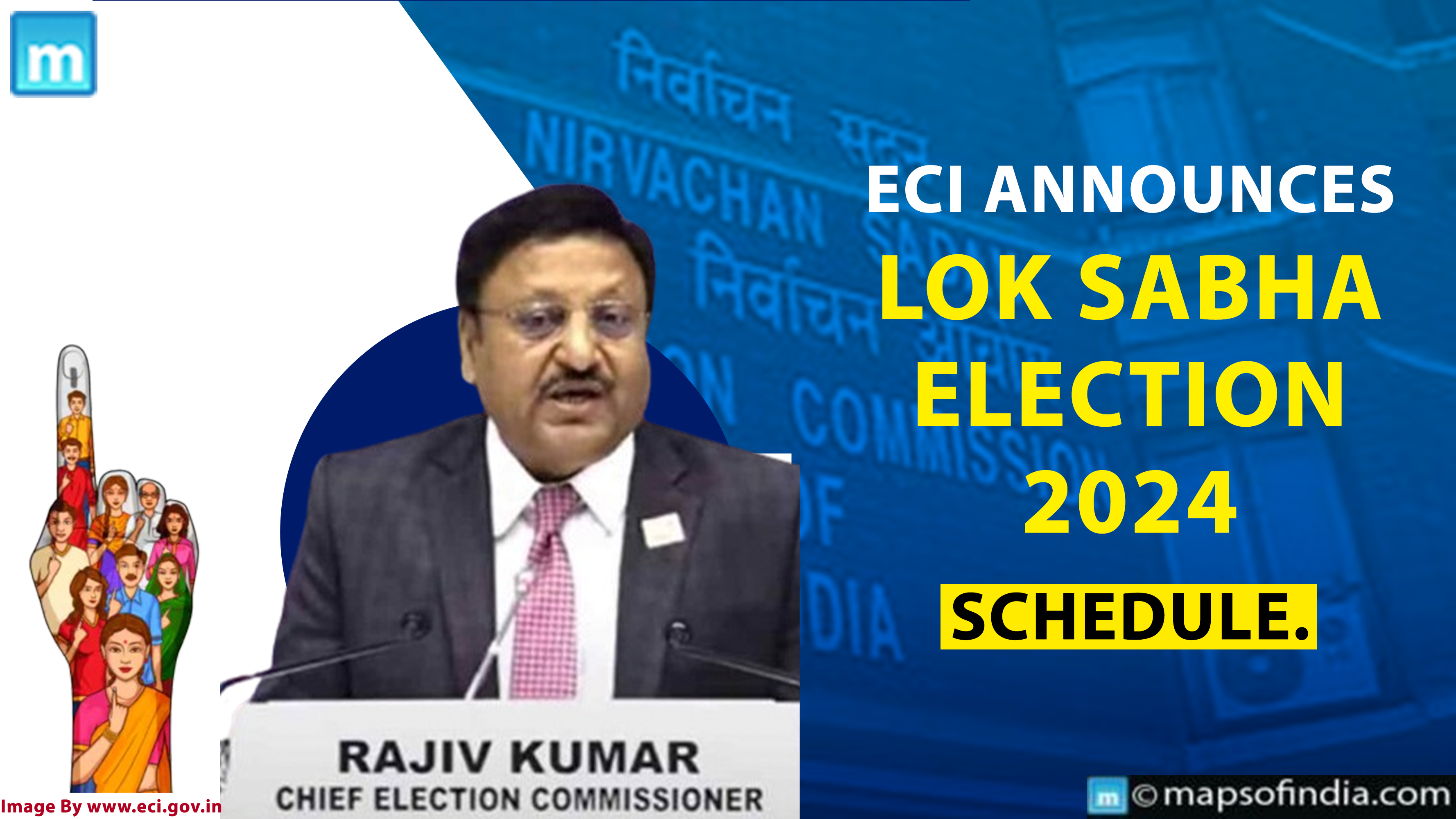 ECI Announces Lok Sabha Election 2024 Schedule. Check Details